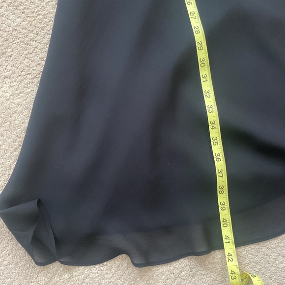 LYNDIA Midi Black Dress Size 2 Tie Neck Open Back Cocktail Party New Years - Picture 12 of 12